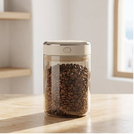 Airtight Coffee Jar with Date Tracker, 3 Sizes