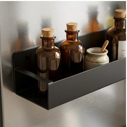 Magnetic Storage Shelf for Fridge or Washing Machine, Set of 2