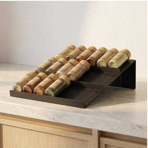 Tiered Spice Drawer Organizer, Set of 4