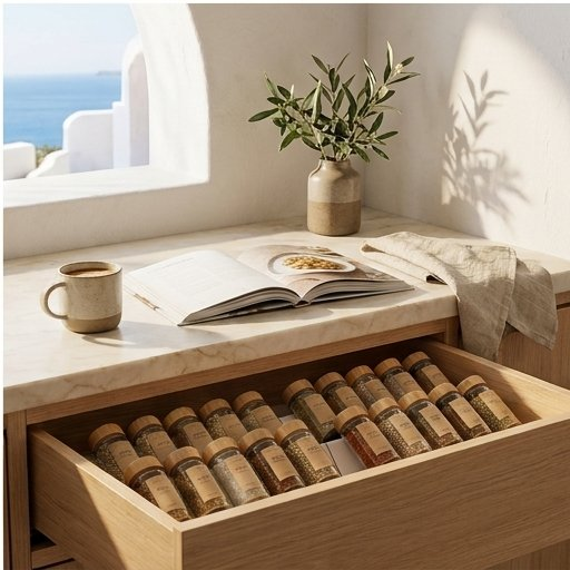 Tiered Spice Drawer Organizer, Set of 4